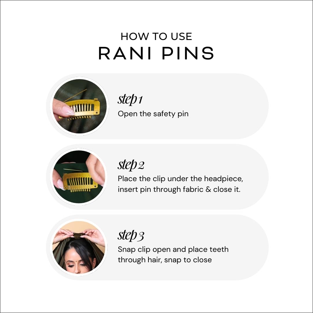 Our Best Selling Rani Pins Dupatta Clips Pack Of-5