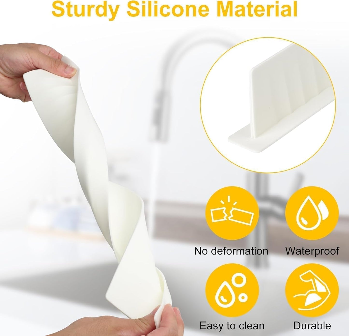 Silicone Sink Splash Guard